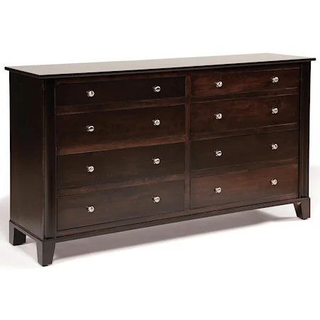 8-Drawer Double Dresser